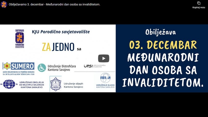 Video povodom 3. decembra 2020. godine